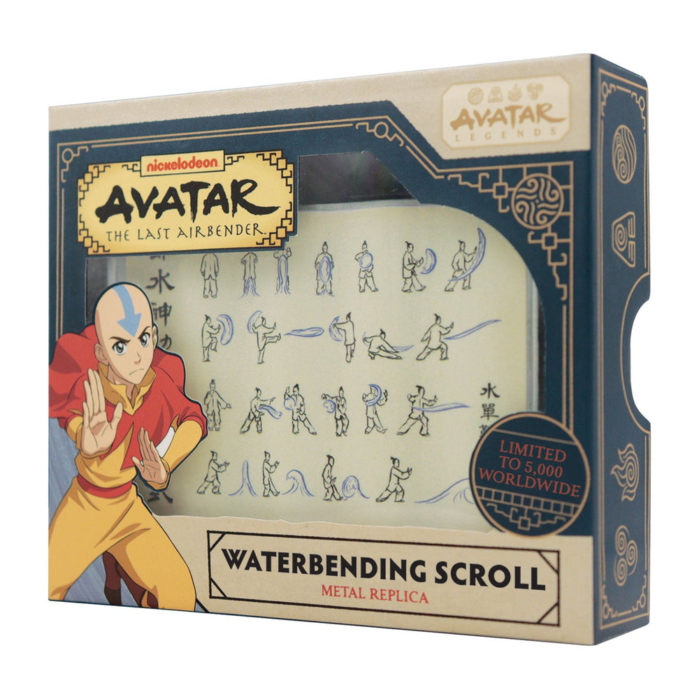 Réplique collector Avatar : Le Dernier Maître de l’Air - Waterbending Scroll Metal