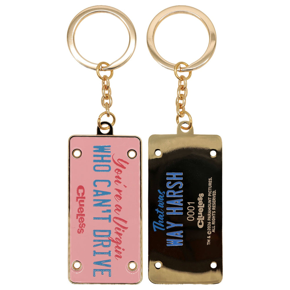 Clueless Keychain - License Plate