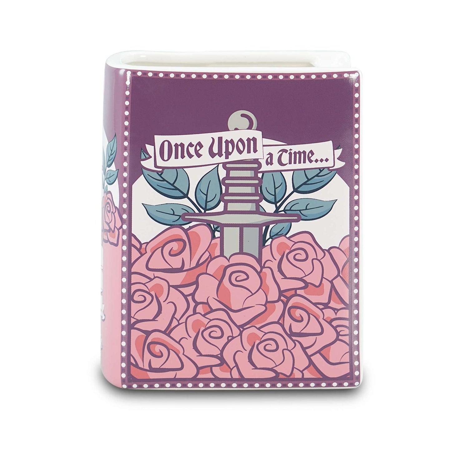 Cache-pot livre en céramique Romantasy - 14 cm