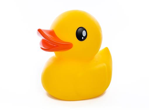 Yellow duck night light