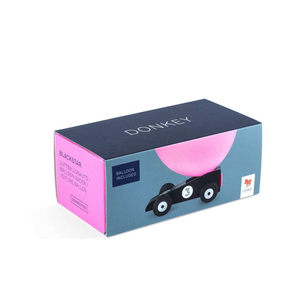 Voiture à ballon Racer Blackstar - 11,5 cm