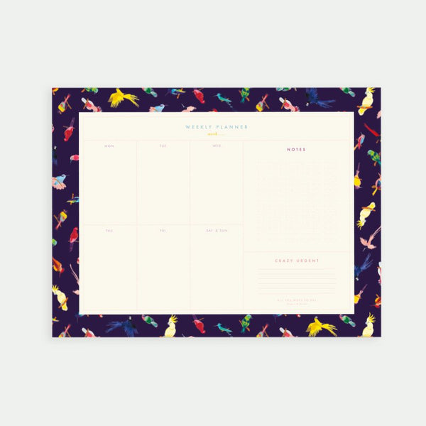 Neon bird - Weekly planner