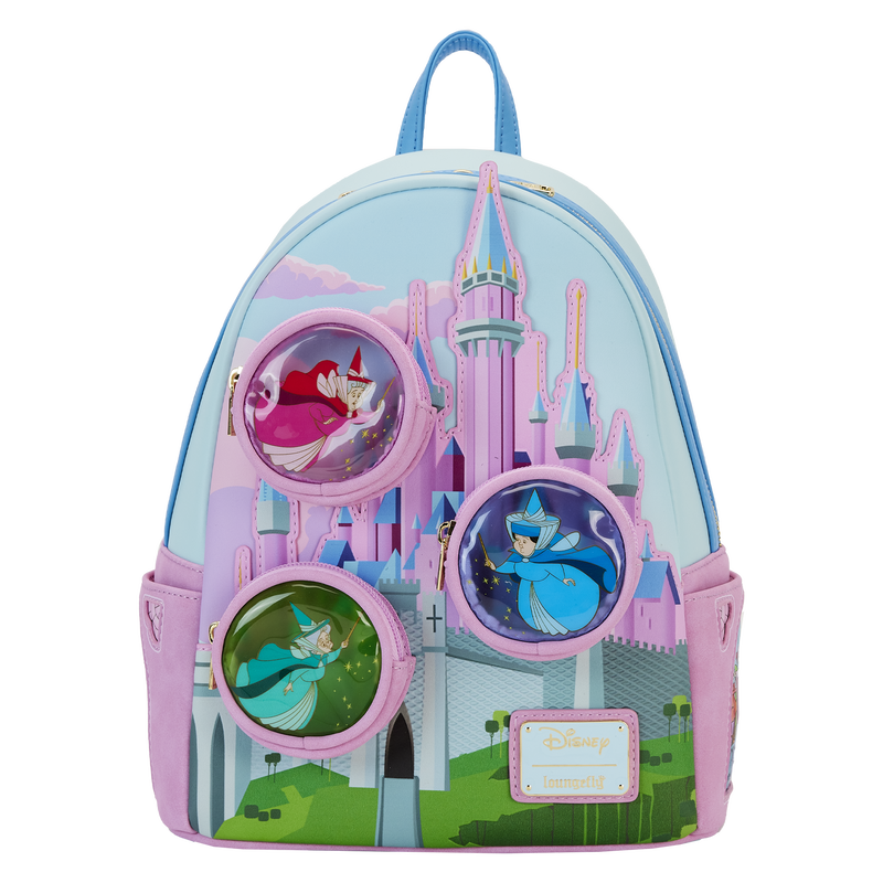 Mochila pequeña de La Bella Durmiente - Castillo de vidrieras