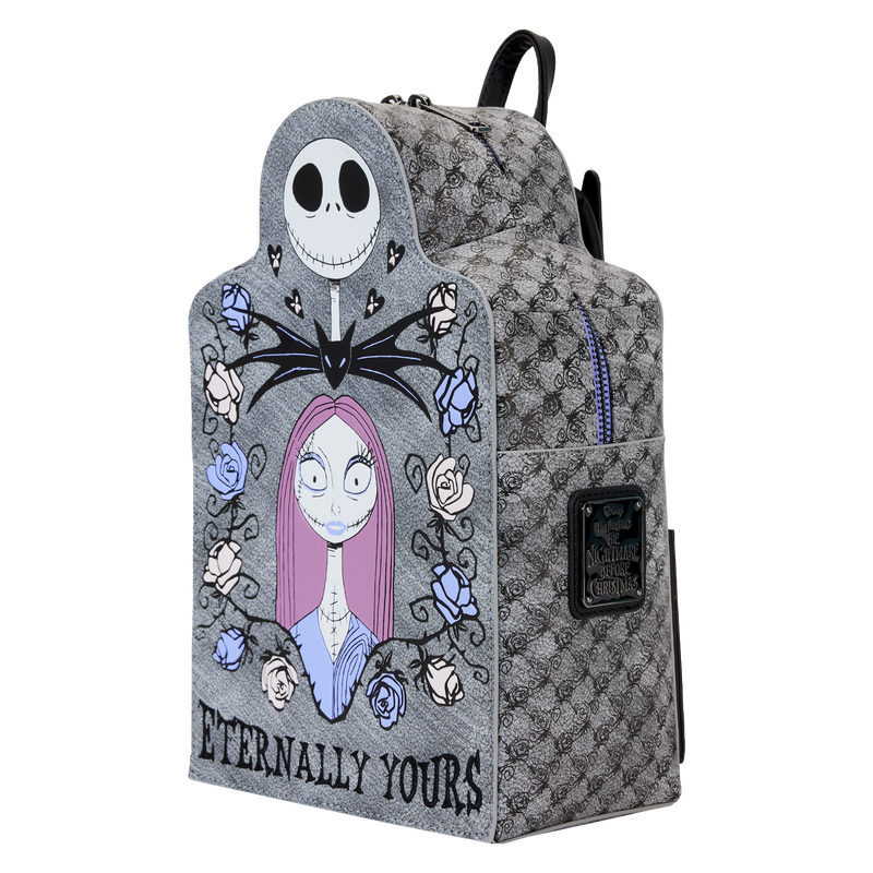 Mochila pequeña de Pesadilla antes de Navidad: Jack y Sally "Eternally Yours"