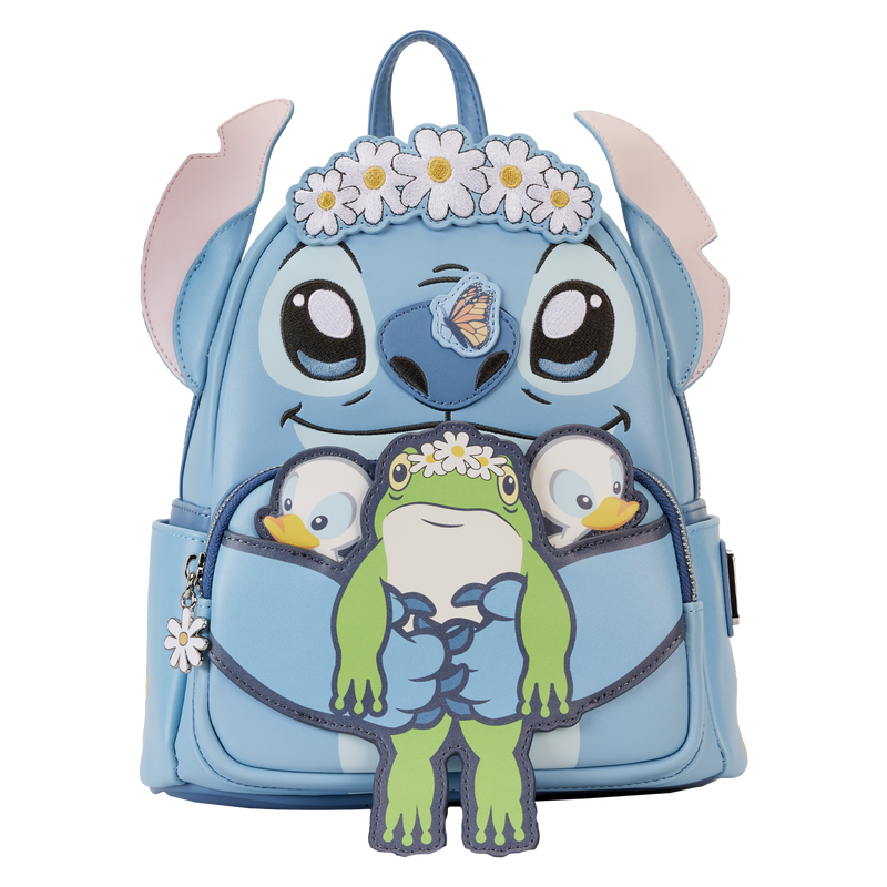 Mini mochila Lilo &amp; Stitch - Stitch Springtime Daisy