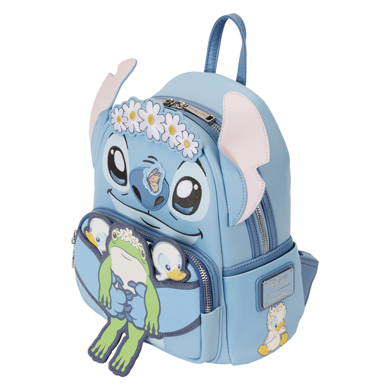 Mini mochila Lilo &amp; Stitch - Stitch Springtime Daisy