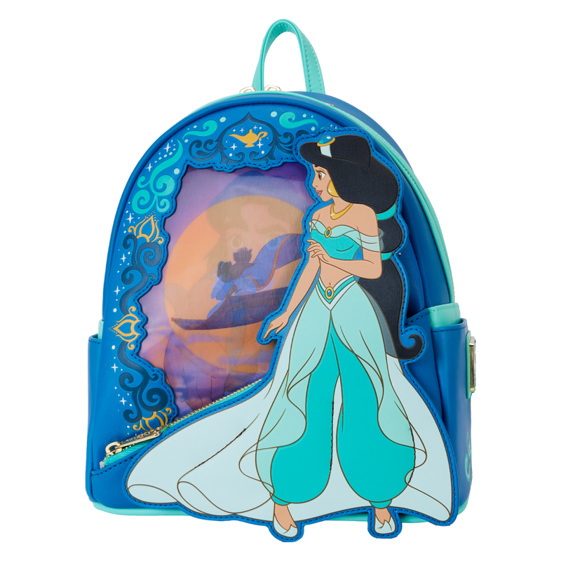 Mochila lenticular mini de Aladdin - Princesa Jasmine