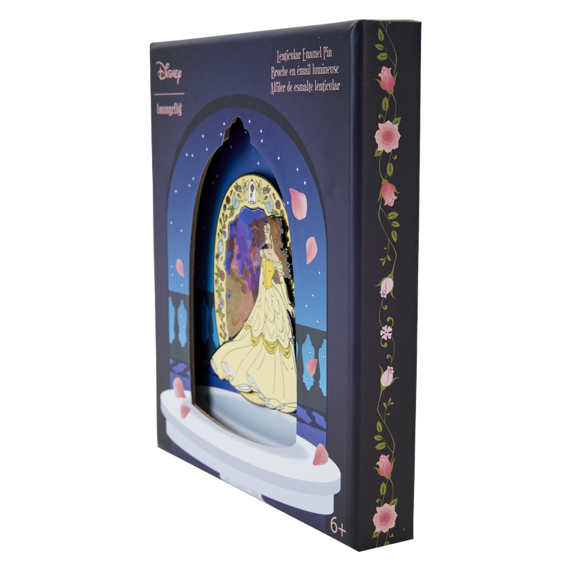 Beauty and the Beast "Belle" Lenticular Pins - Princess Series