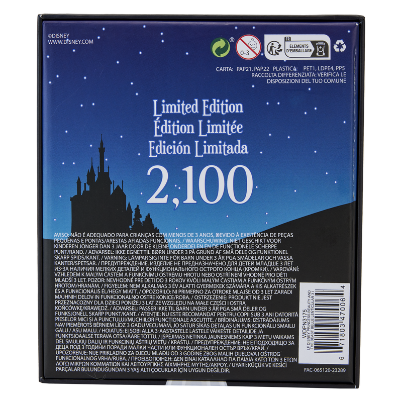 Beauty and the Beast "Belle" Lenticular Pins - Princess Series