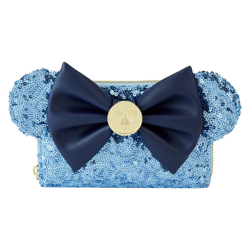 Minnie Mouse Coin Purse - Hanukkah Menorah 