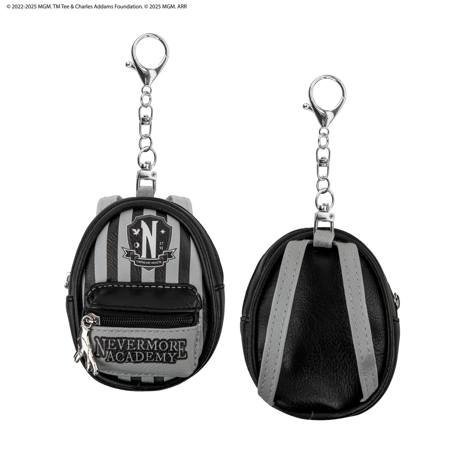 Porte-clés Pochette Noir Académie Nevermore