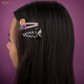 Set of 4 Wednesday hair clips