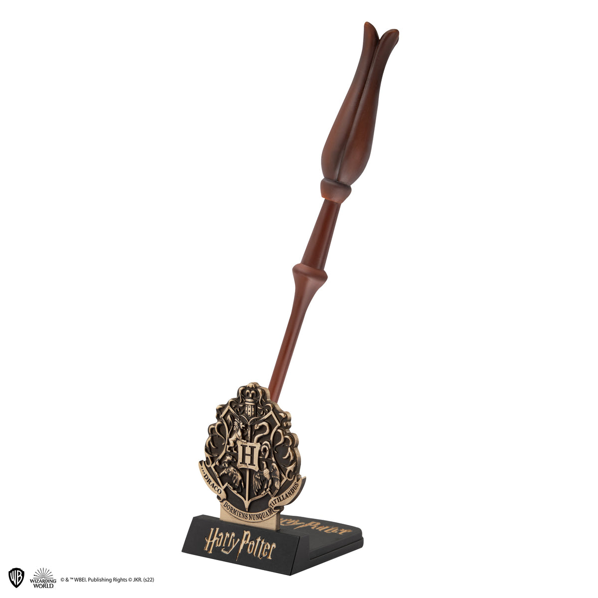 Stylo baguette avec socle & marque-page lenticulaire Luna Lovegood