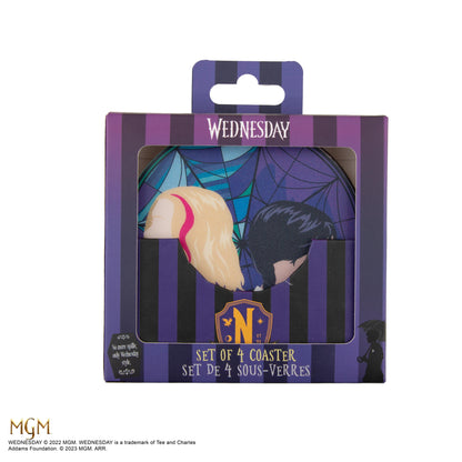 Set de 4 Sous-verres Mercredi
