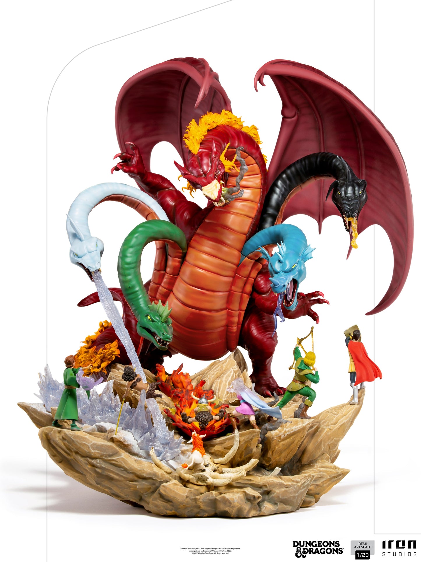 Statue Tiamat Battle Diorama - Dungeons and Dragons - Demi Art 1/20