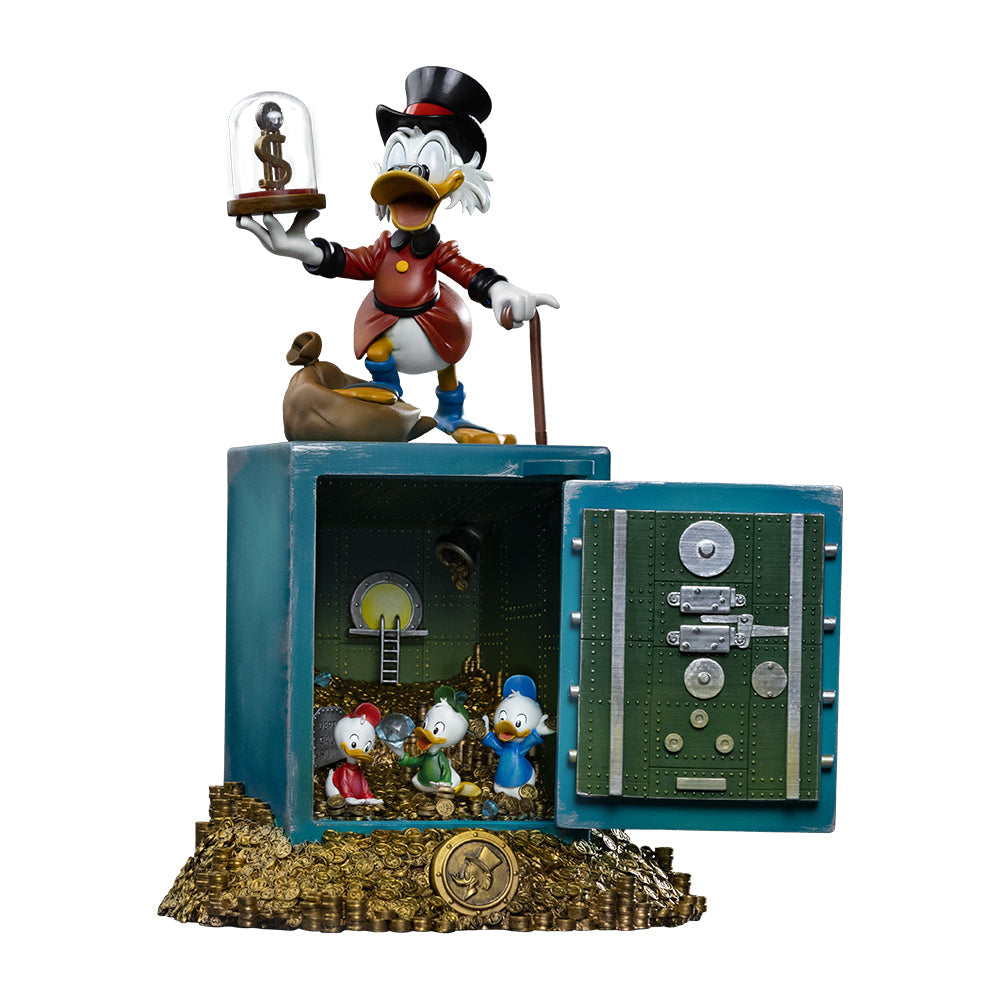 Pre-Order - Uncle Scrooge McDuck and Nephews Statue - Duck Tales - Art Scale 1/10 - Iron Studios
