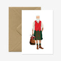 Santa Is a Hipster - Carte de Voeux