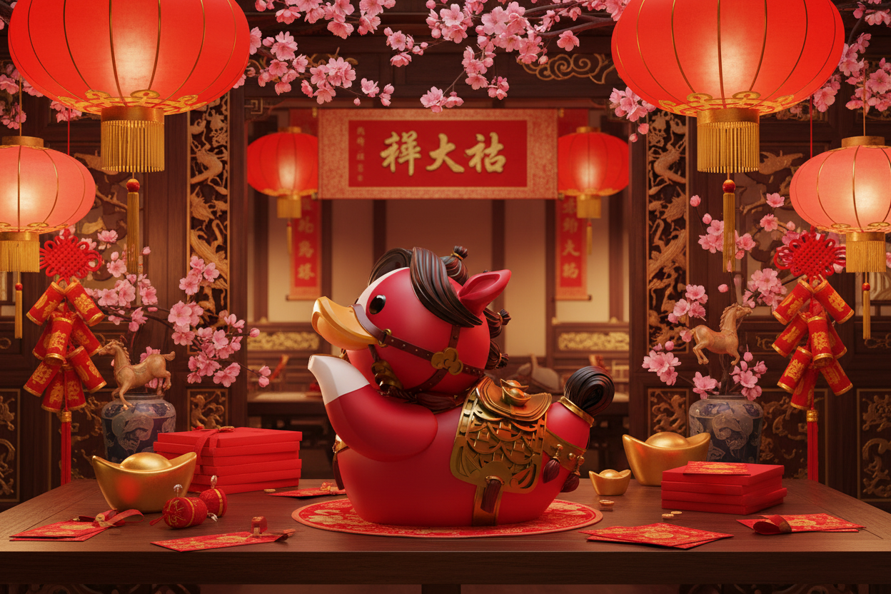 Chinees Nieuwjaar Eend - Paard (Collector's Edition)