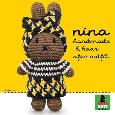Miffy Plush toy – Afro outfit