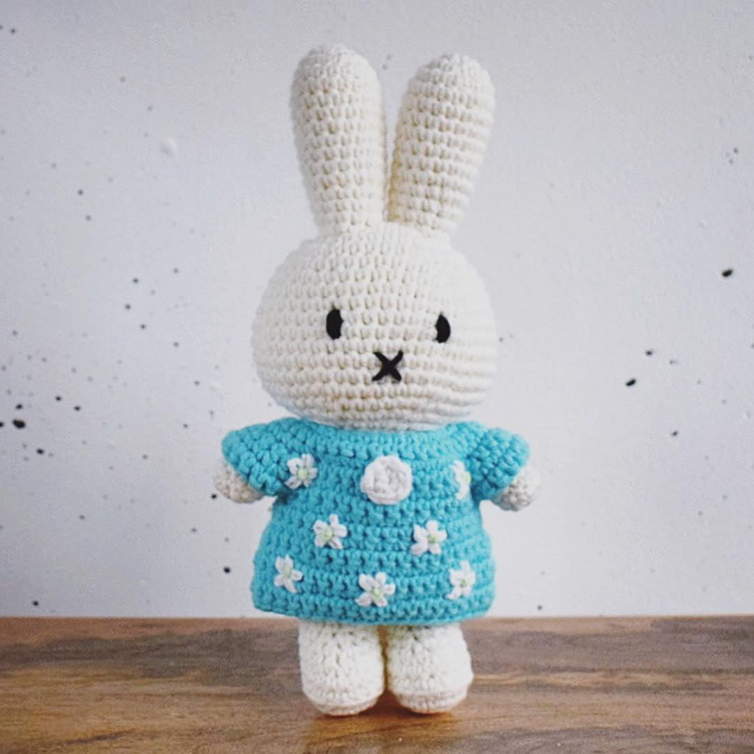 Doudou Miffy Fleurs Just Dutch - OFCK.fr