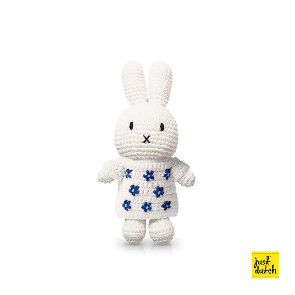 Miffy Bunny Crochet Plush Toy - Delft Blue
