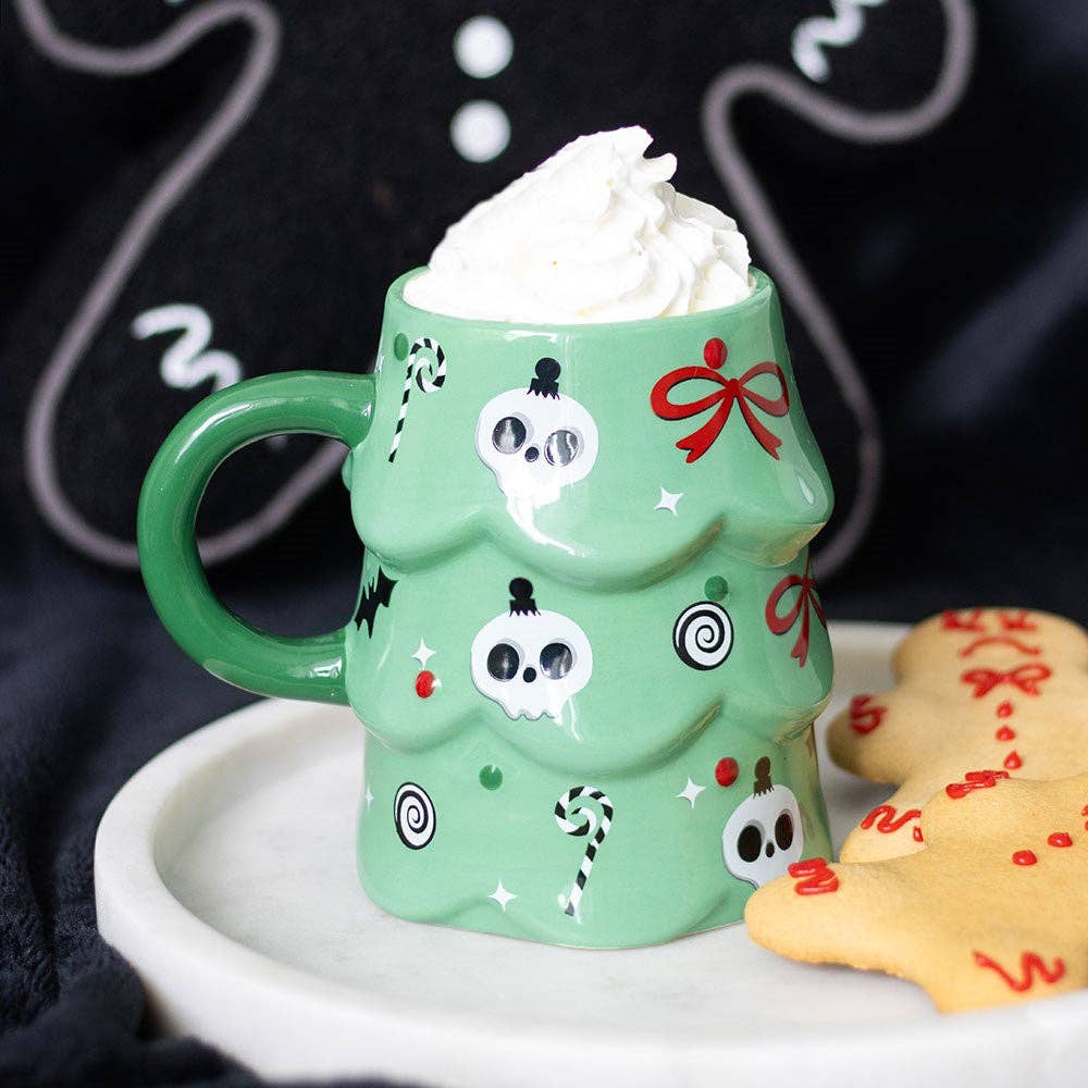 Mug Sapin Gothique « Merry Creepmas » – 500 ml