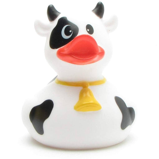 Black and white cow duck