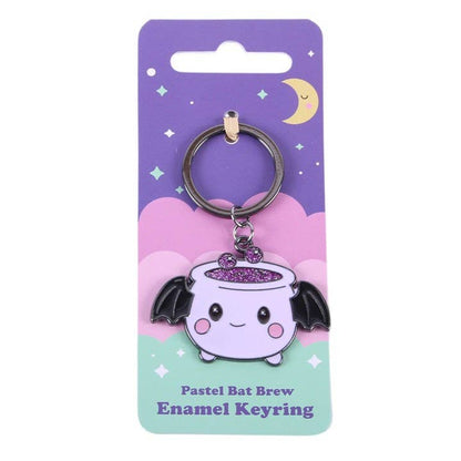 Porte-clés chaudron kawaii pastel goth