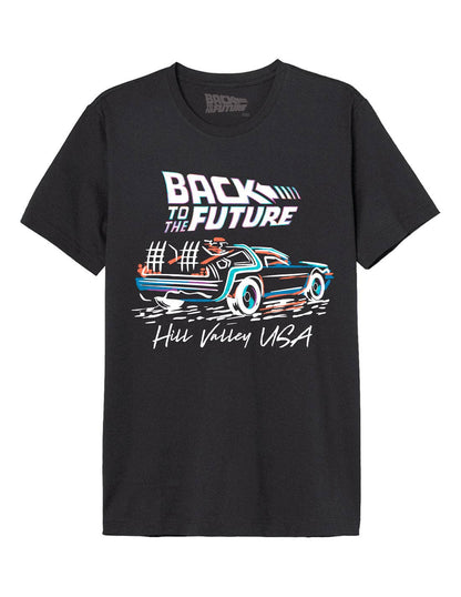 t shirt retour vers le futur colorful bttf cotton division