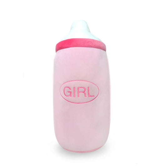 Coussin décoratif Biberon Fille Rose