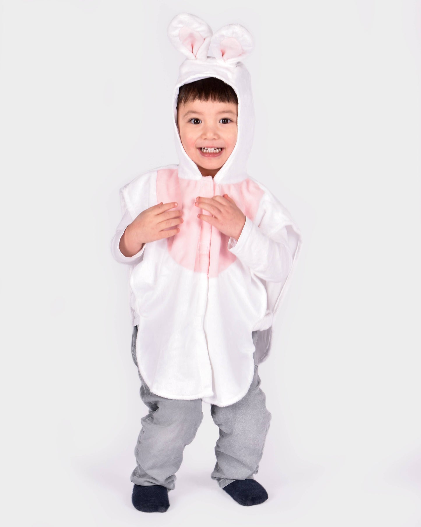 Bunny mini cape 86-110 cm for children aged 1 to 4 years