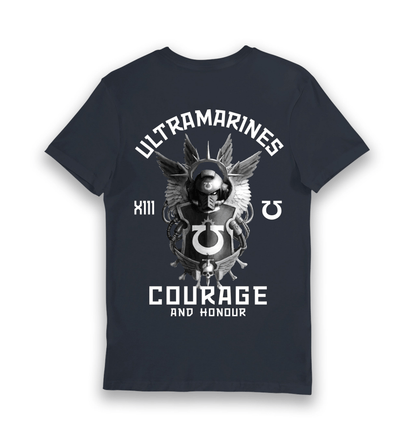 T-shirt adulte Warhammer 40,000 Ultramarines Courage and Honour