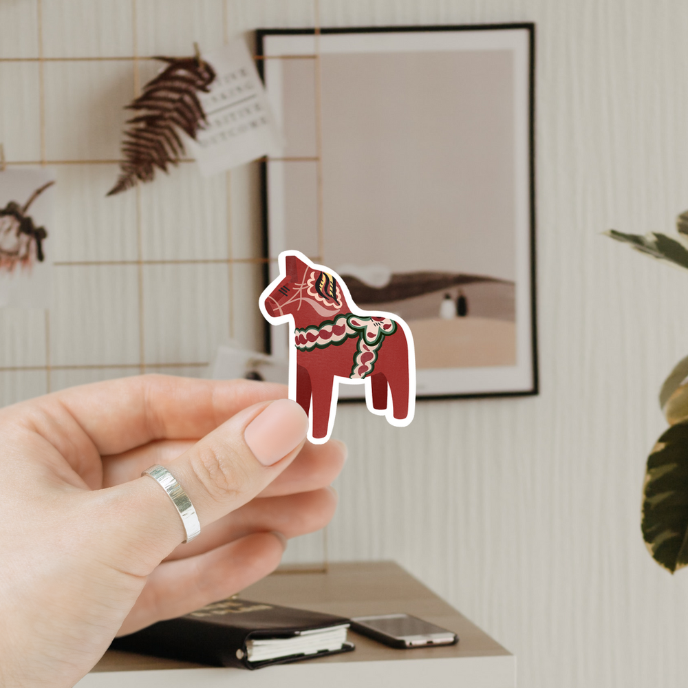 Dala Paard Sticker