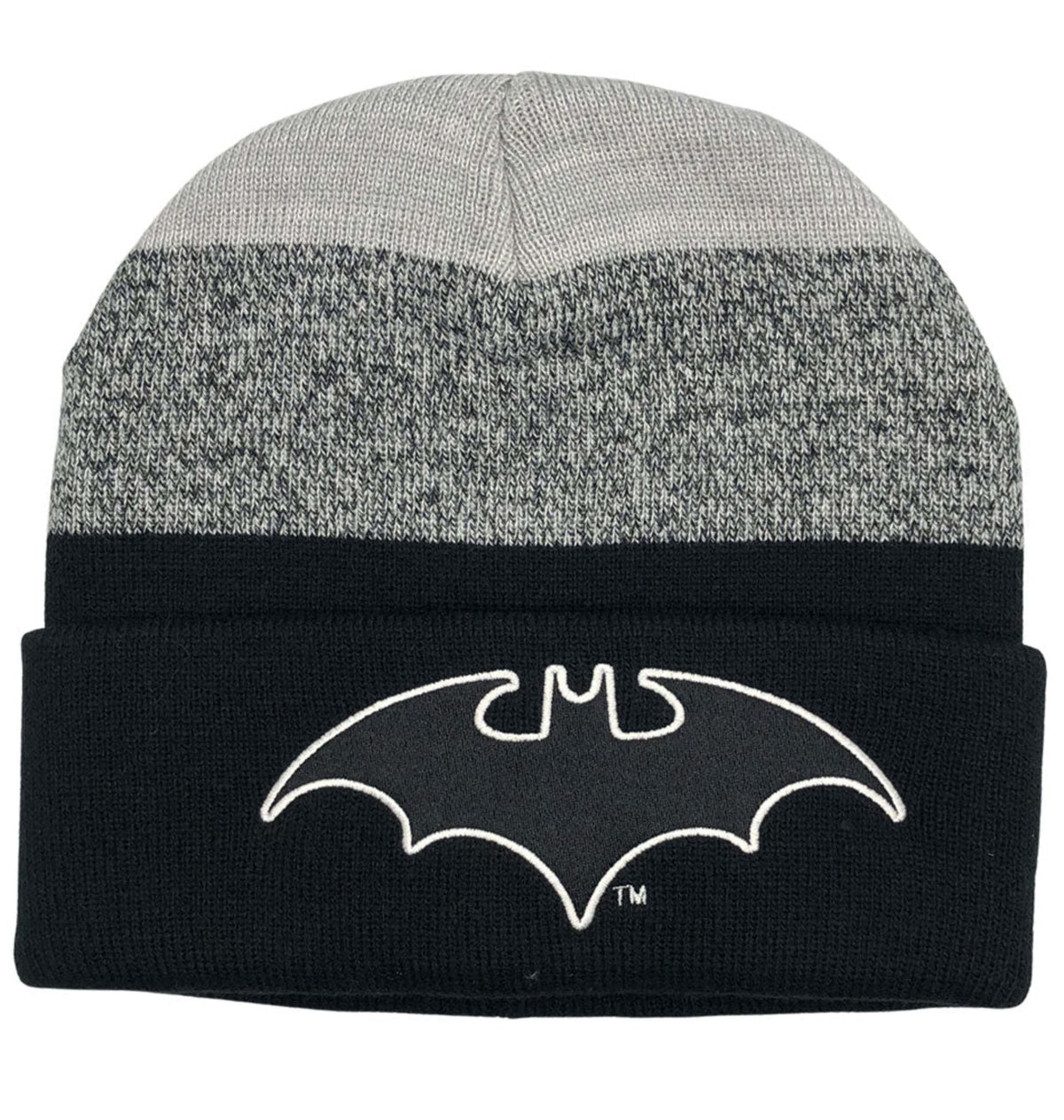 Bonnet chiné Batman avec logo classique