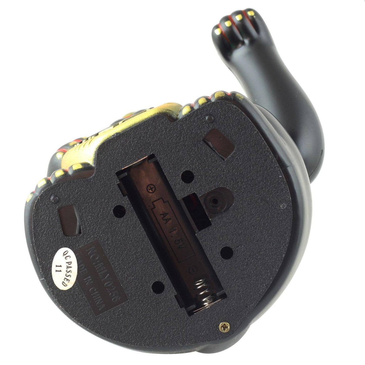 Chat chanceux noir 15cm