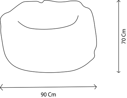 Pouf doux et confortable lapin