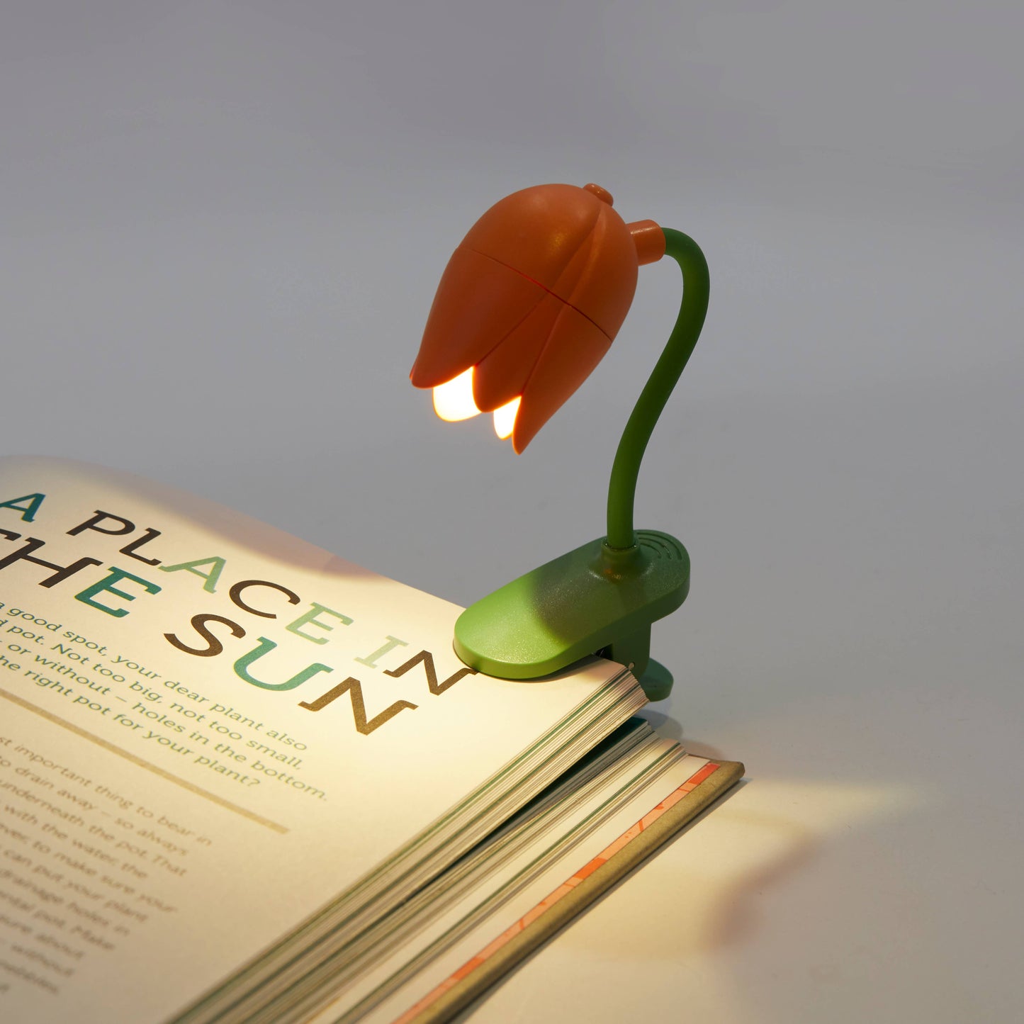 Lumière de lecture Tulipe Orange