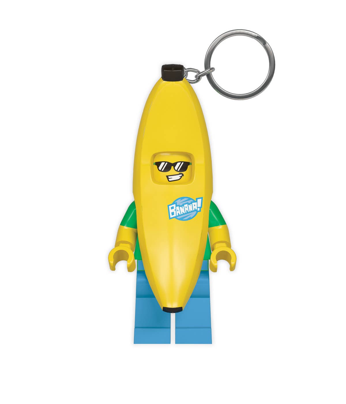 Llavero de plátano luminoso de LEGO