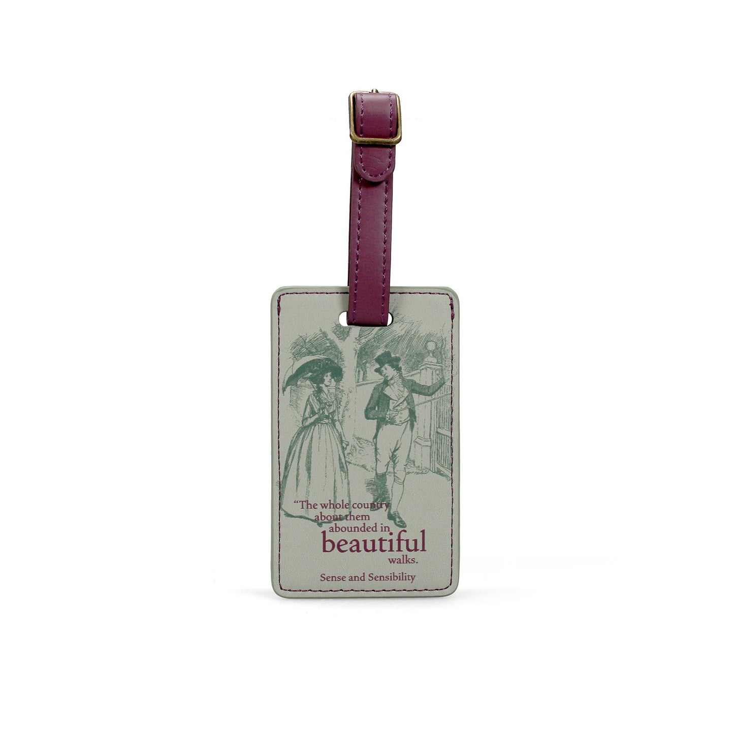 Étiquette à bagage - Jane Austen