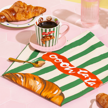 Oooh La La Croissant Kitchen Towel
