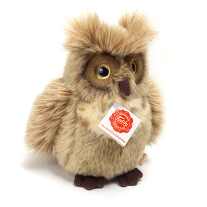 Peluche Chouette grise-brune