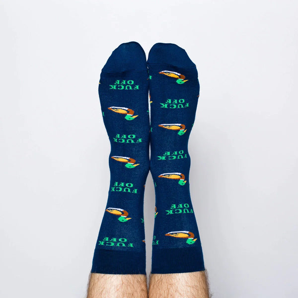 Mallard Socks “Rot op”
