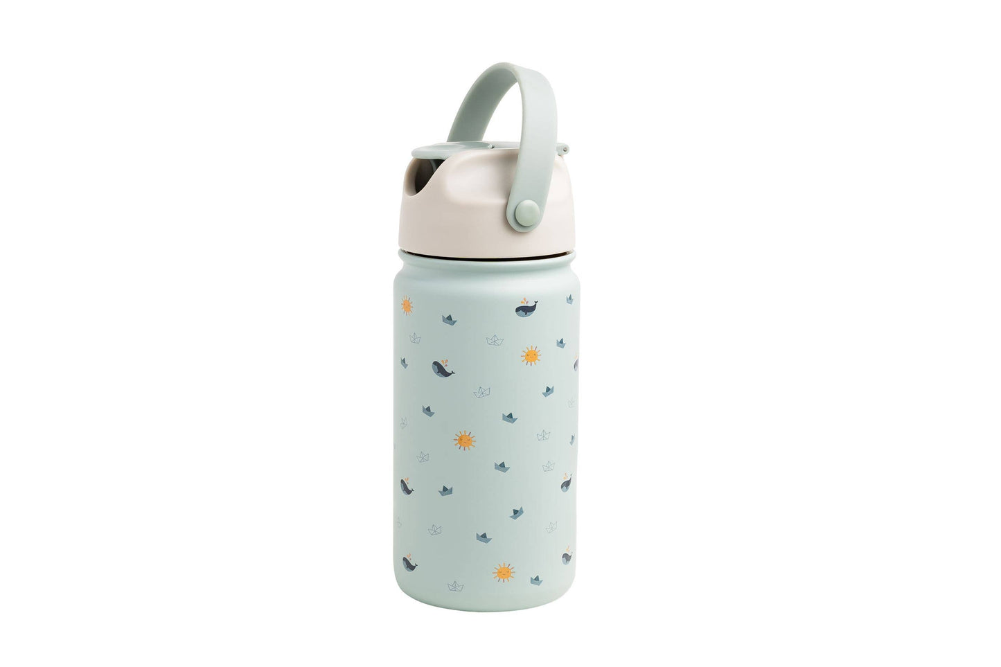 Origami stainless steel insulated water bottle for children