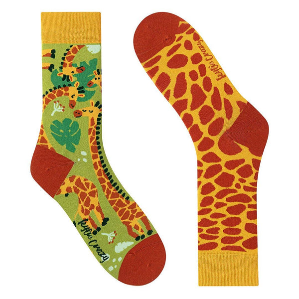Chaussettes Dépareillées Girafes