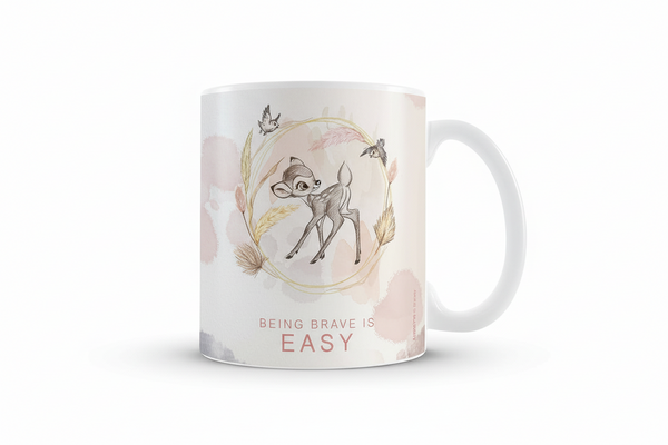 Caneca Bambi - Ser corajoso é fácil