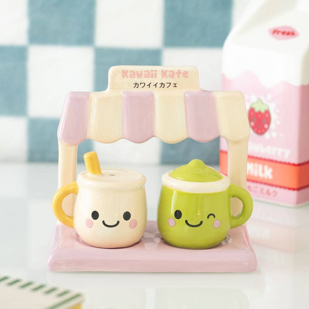 Salière et poivrière Latte Kawaii