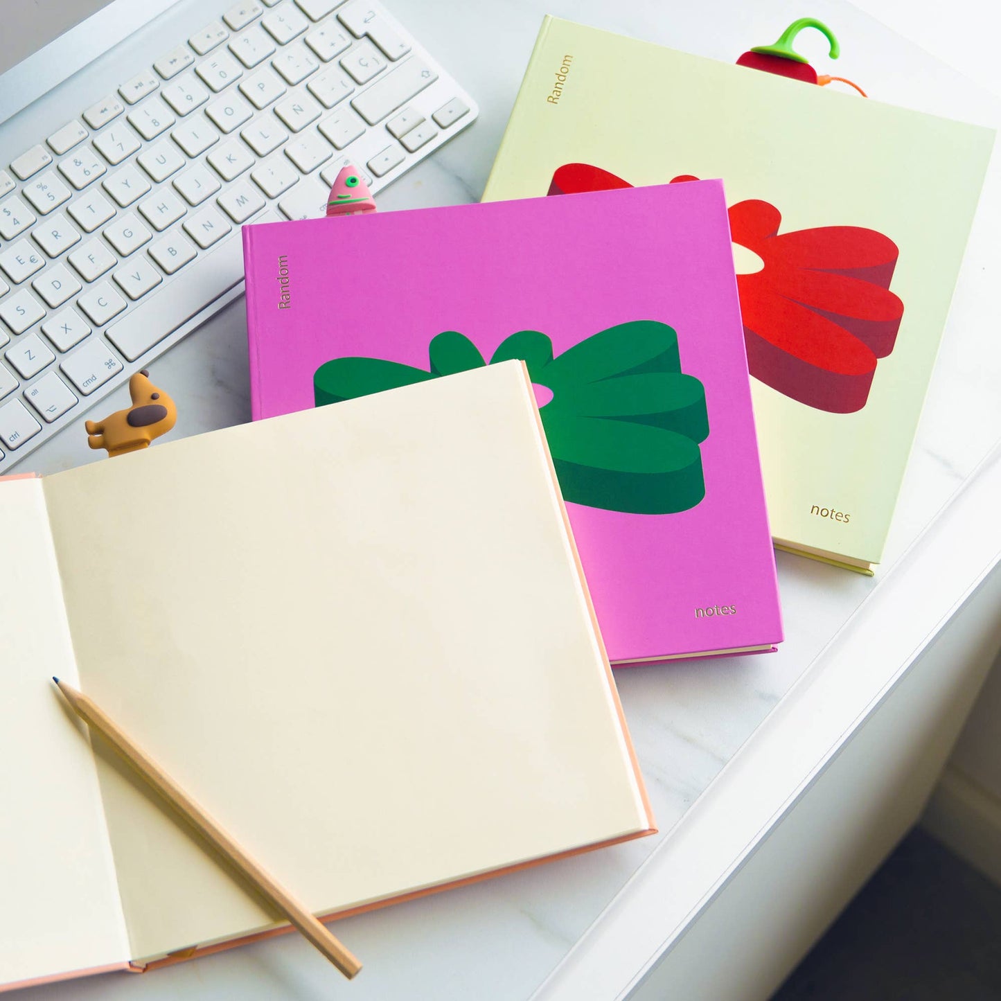 Carnet Marguerite Verte Helio Ferretti Vue 3