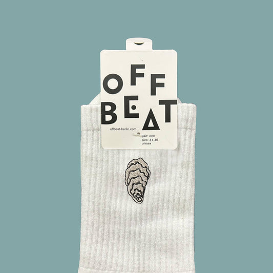 刺繍ソックス「牡蠣」