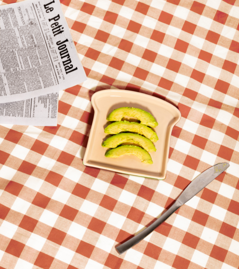 Set di due piatti per toast
