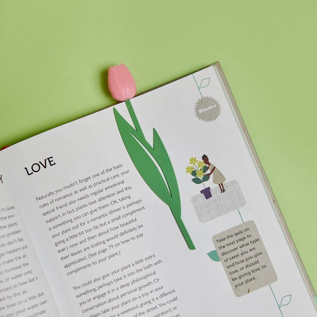 Marque-page Tulipe Rose